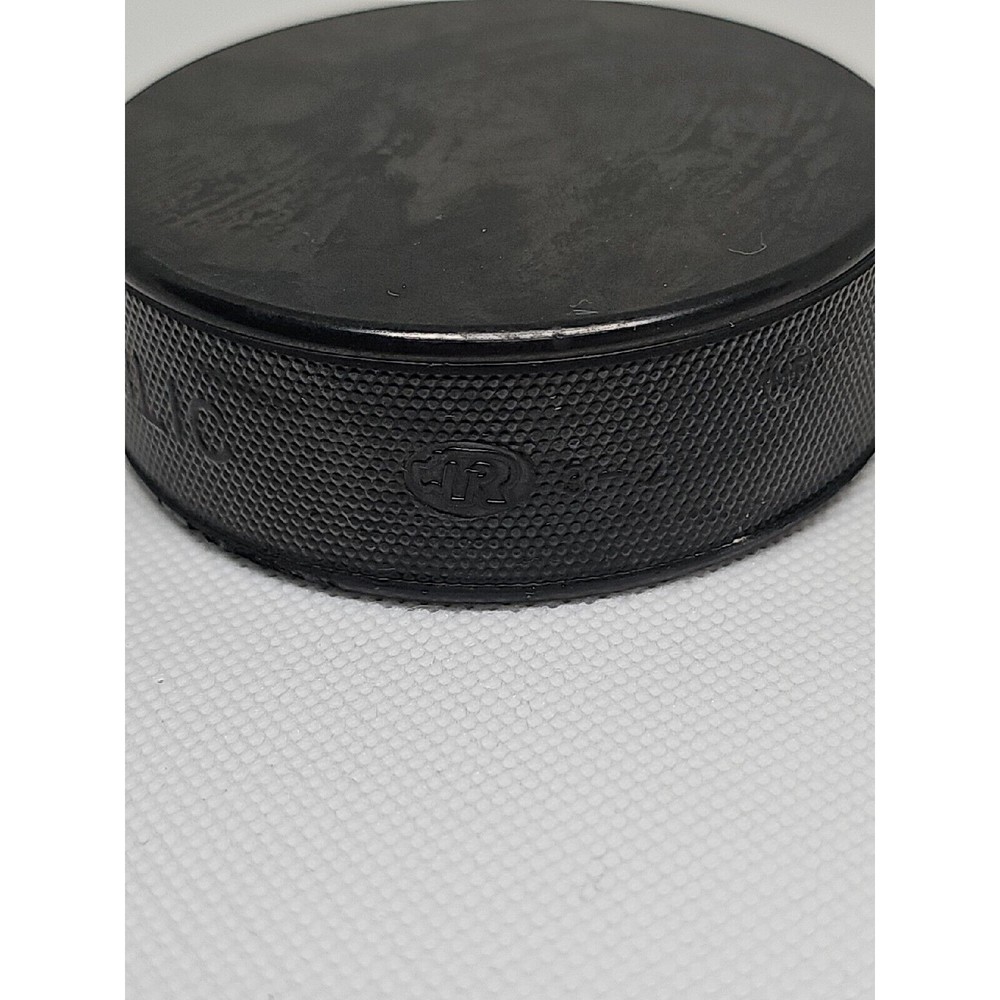 Rubena Official Game Size Hockey Puck Made In Czech Republic Black Sport